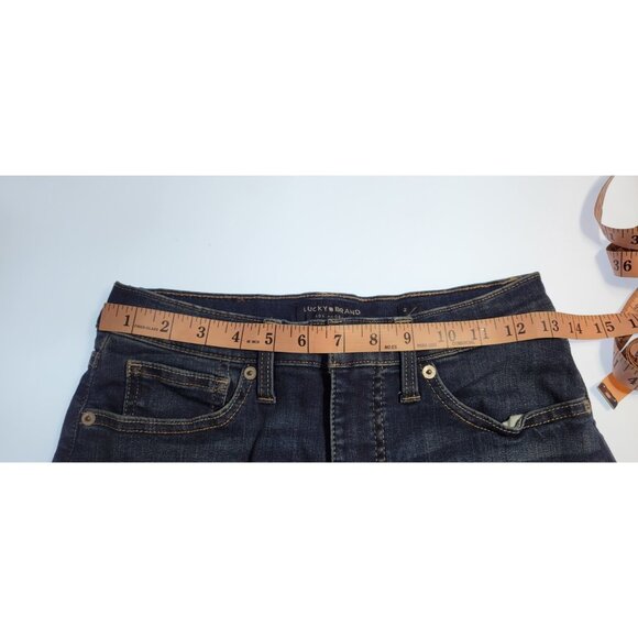 Lucky Brand Legging Jeans Women's Size 2/26A Blue Mid- Rise Skinny Ankle - Picture 5 of 7